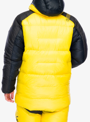 Daunenjacke La Sportiva Olympus Tech Down Parka - black/yellow