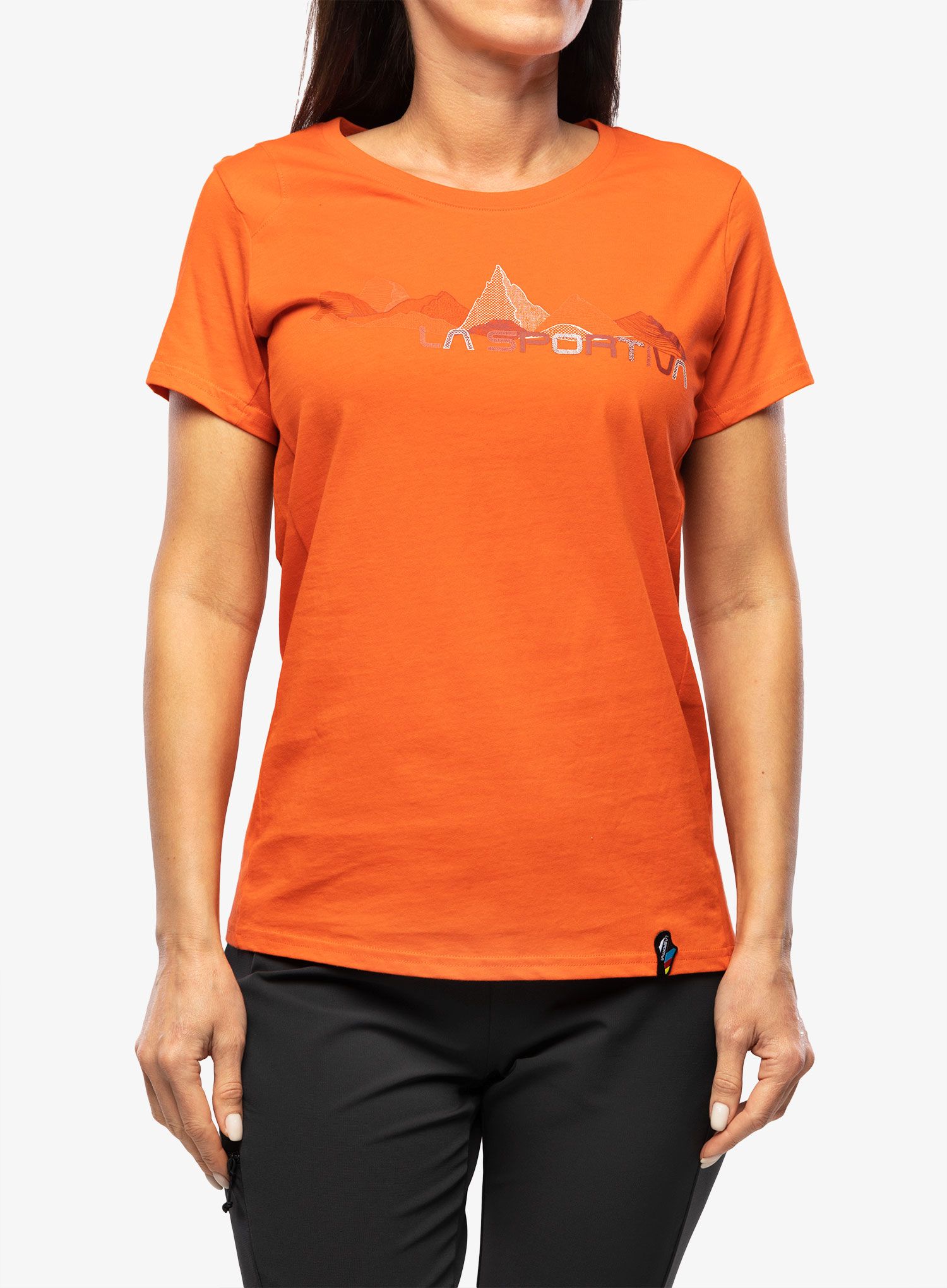 T-Shirt Baumwolle Damen La Sportiva Peaks T-Shirt - cherry tomato