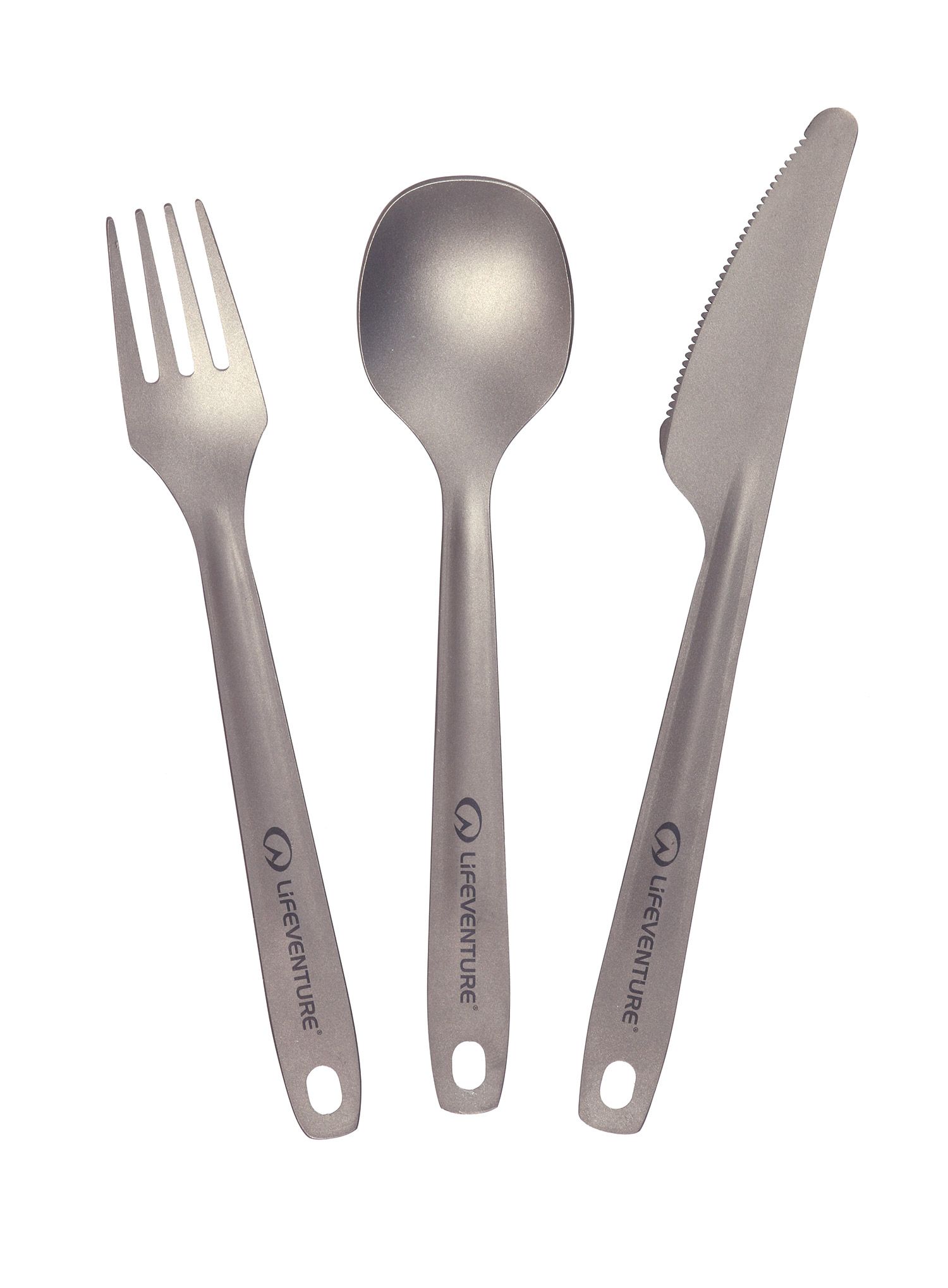 Besteck Lifeventure Superlight Titanium Cutlery Set