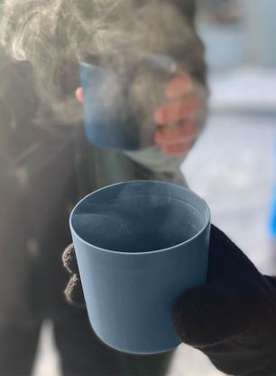 Becher Light My Fire MyCup & Lid Short (0,25 l) - hazyblue