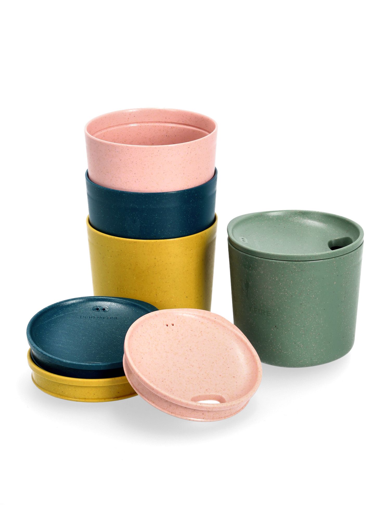 Becher Light My Fire MyCup'N Lid Short 4-Pack - multicolor