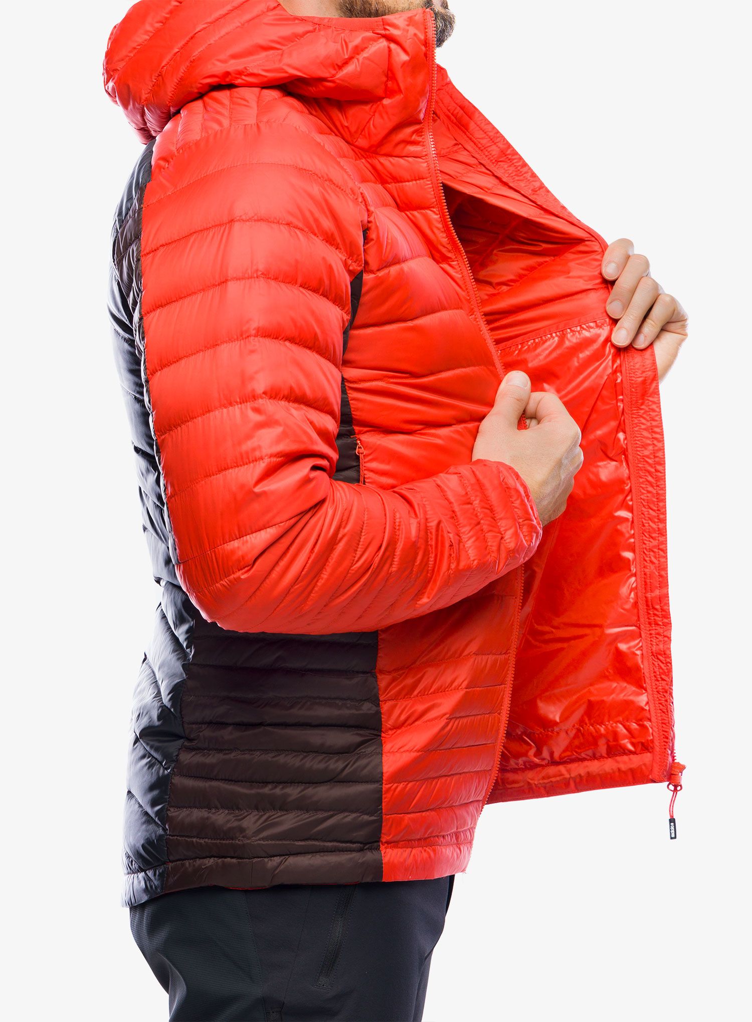 Daunenjacke Maloja Almaj - fire red multi