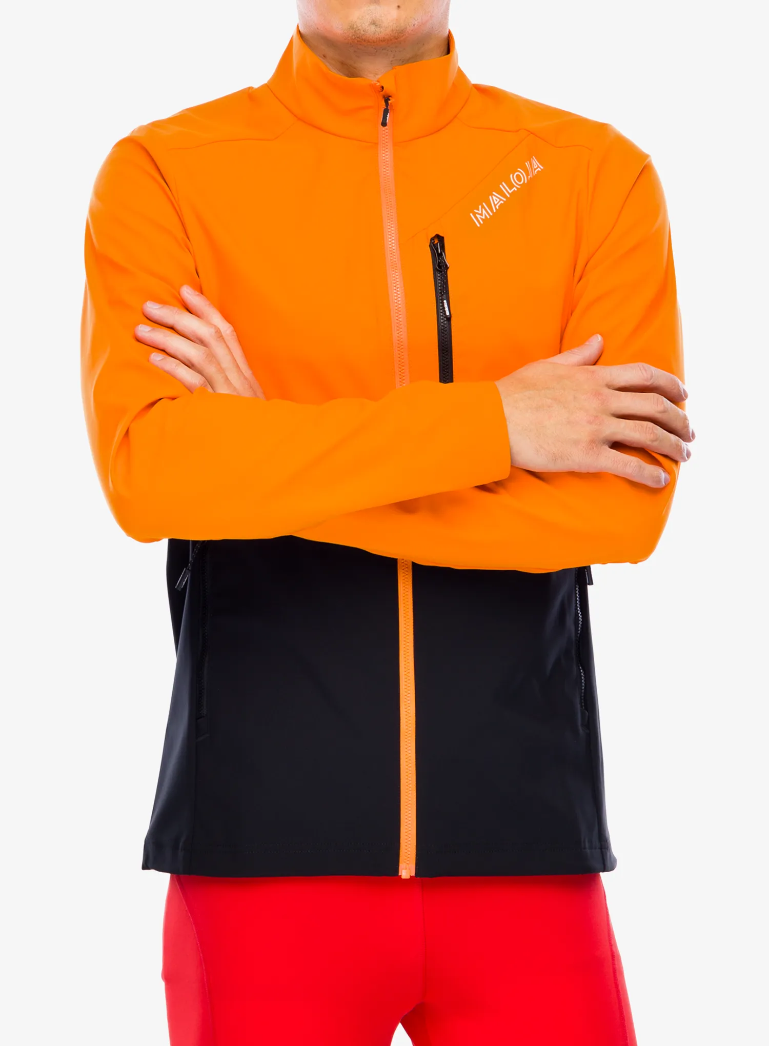 Softshelljacke Maloja Alpel - orange sun multi