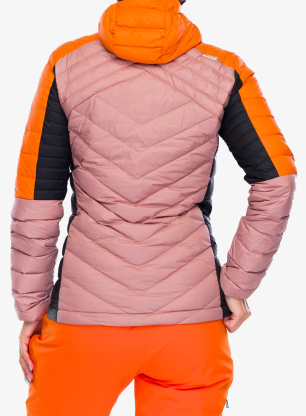 Daunenjacke Damen Maloja Argentera - mauve multi