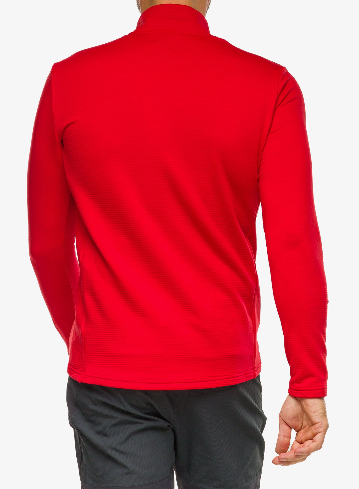 Pullover mit Reißverschluss Maloja Cesar - fire red