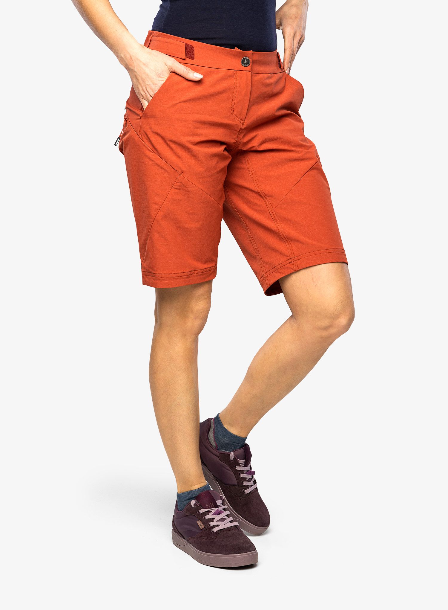 Fahrradshorts Damen Maloja Fingerkraut - rosehip