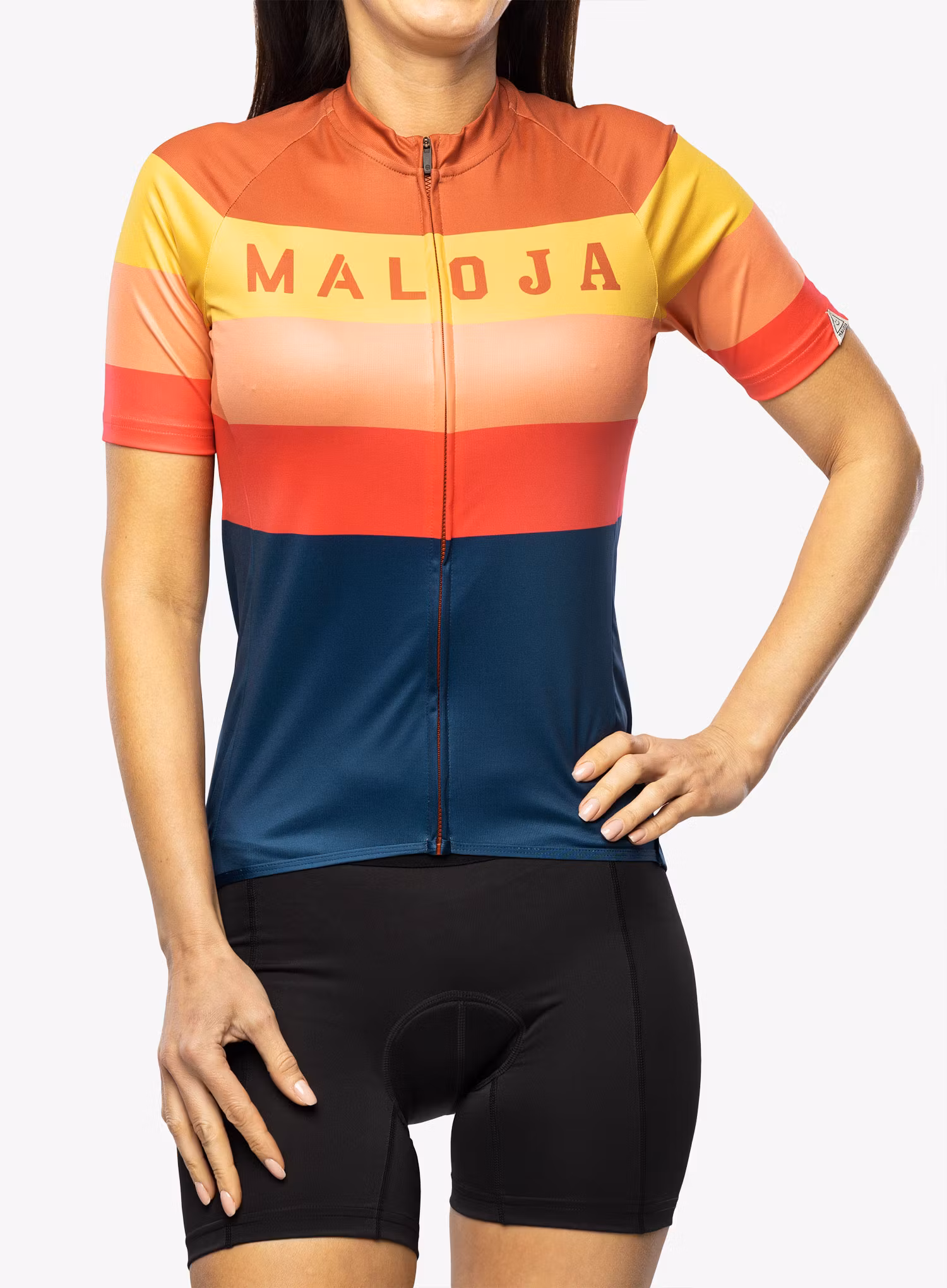 Rennrad Trikot Damen Maloja Madrisa - midnight multi