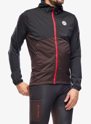 Windjacke Maloja Pars - chocolate multi