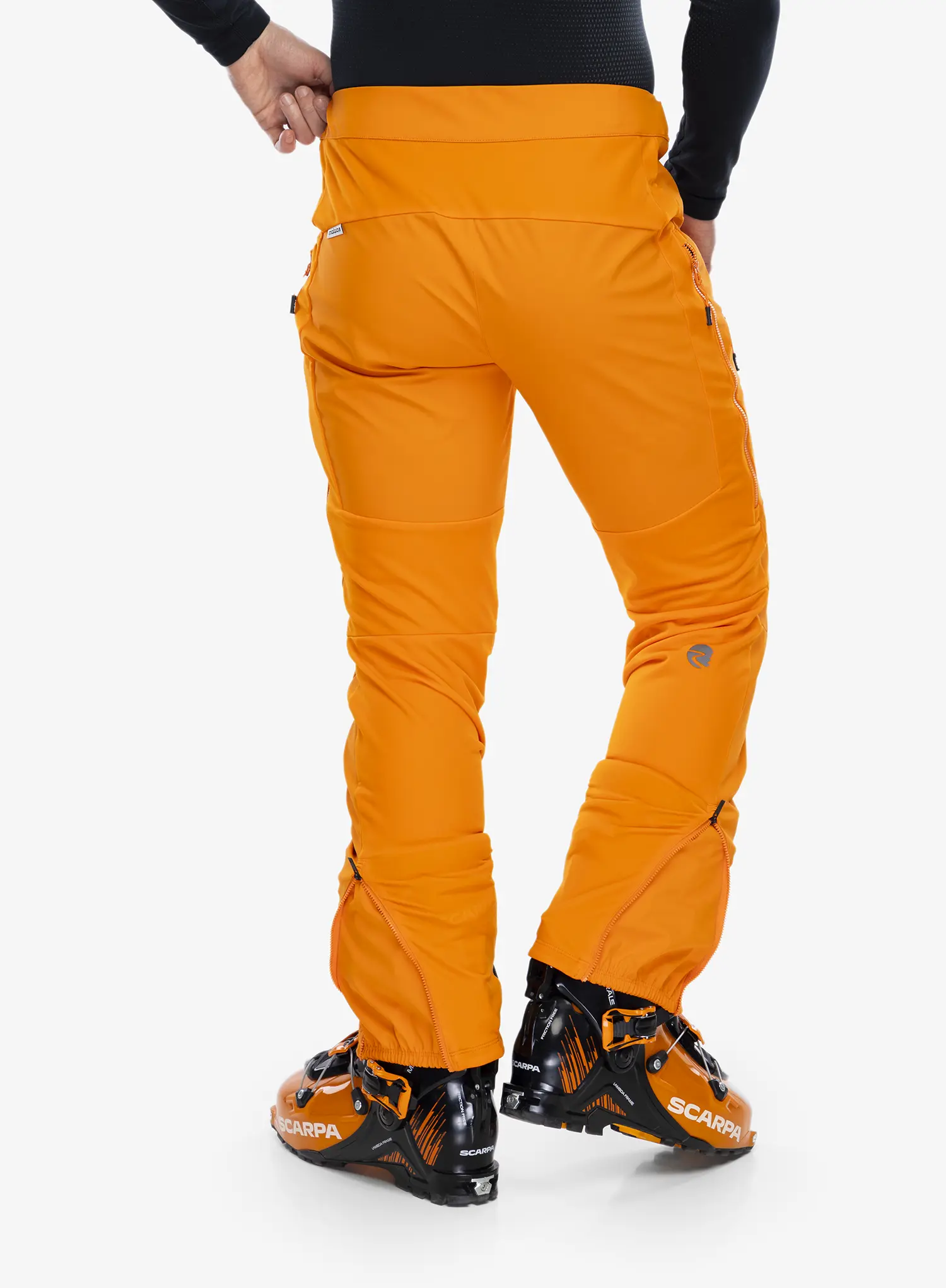 Softshellhose Maloja Schneefink - orange sun
