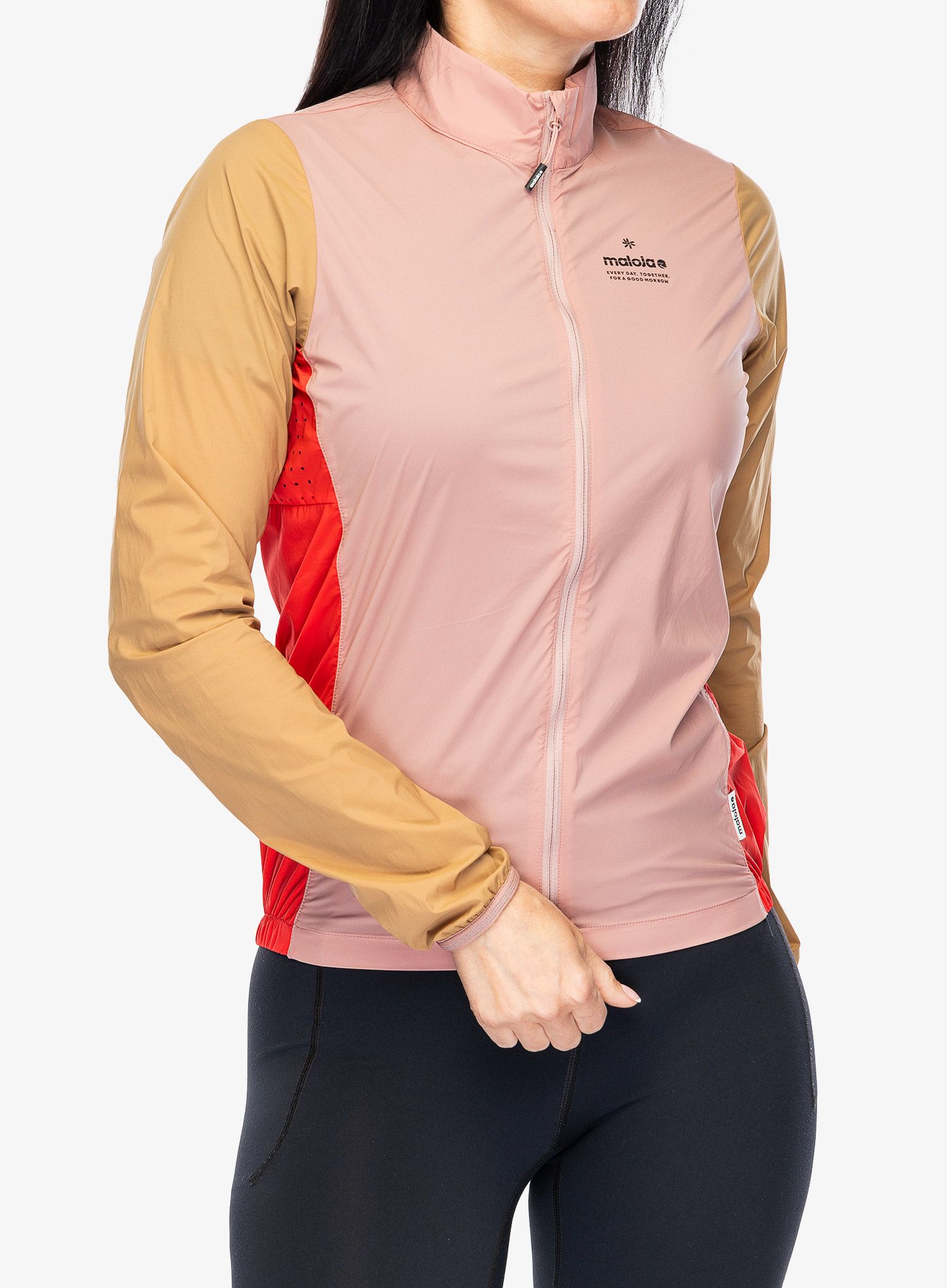 Fahrradjacke Damen Maloja Seis Jacket - mauve multi