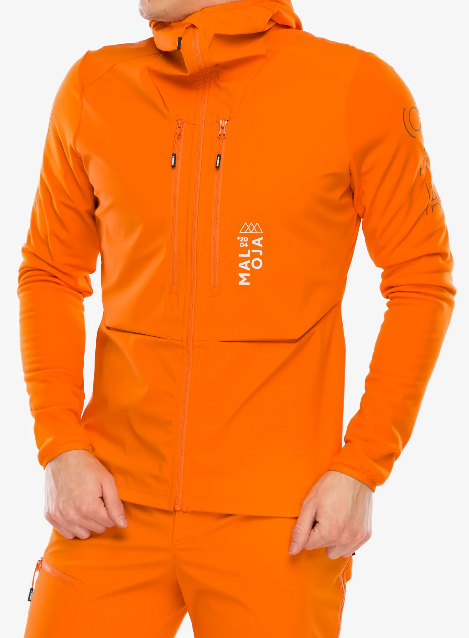 Softshelljacke Maloja Sperber - orange sun