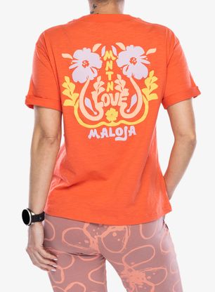 T-Shirt Baumwolle Damen Maloja Ticino - cranberry