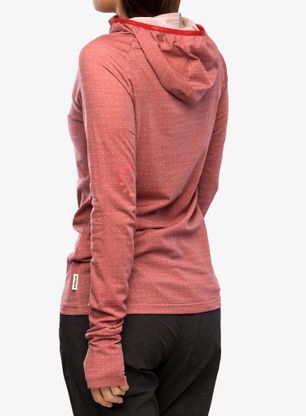 Kapuzenpullover Damen Maloja Vajolet - rosehip