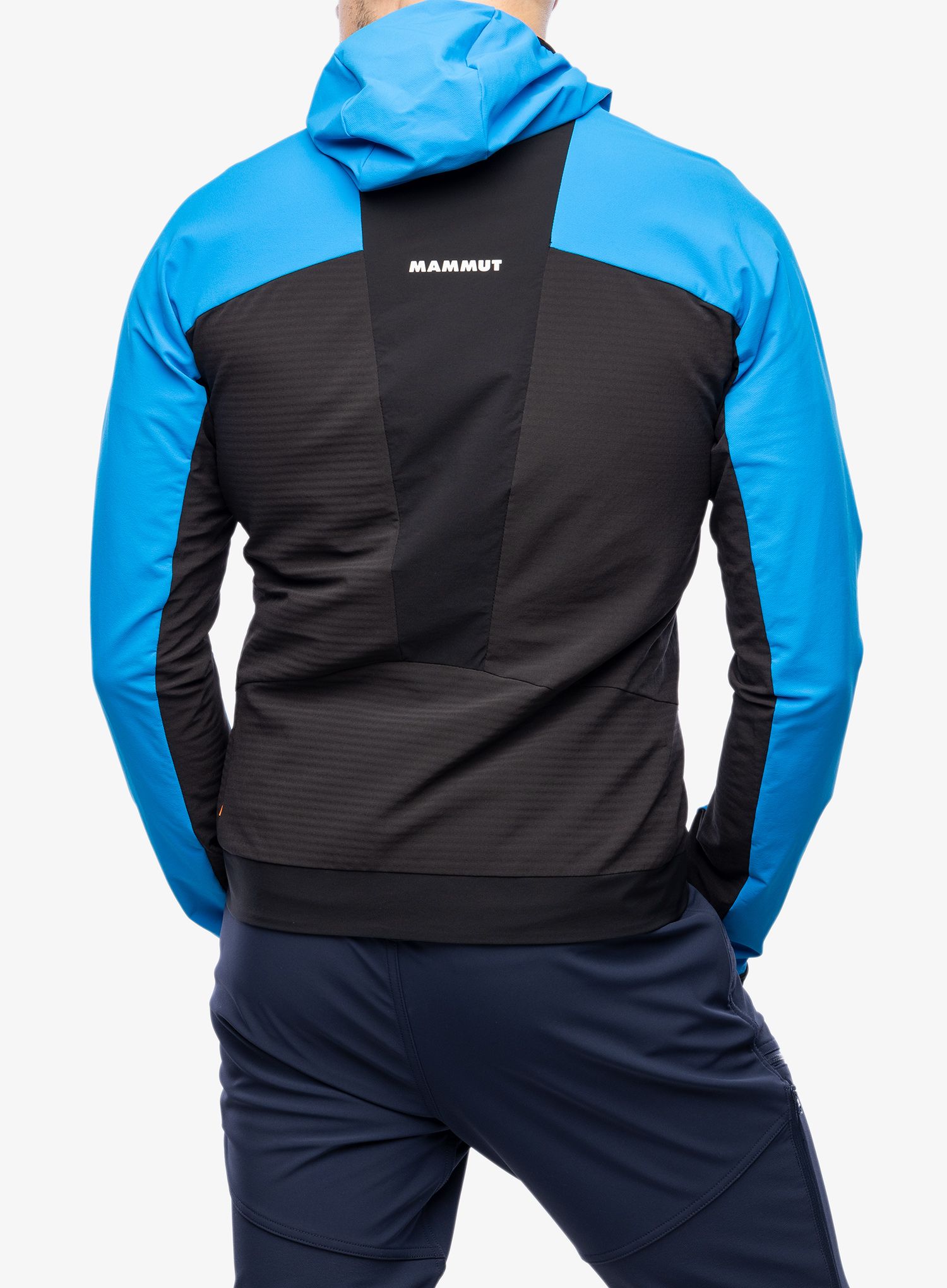 Softshelljacke Mammut Aenergy SO Hybrid Hooded Jacket - glacier blue/black