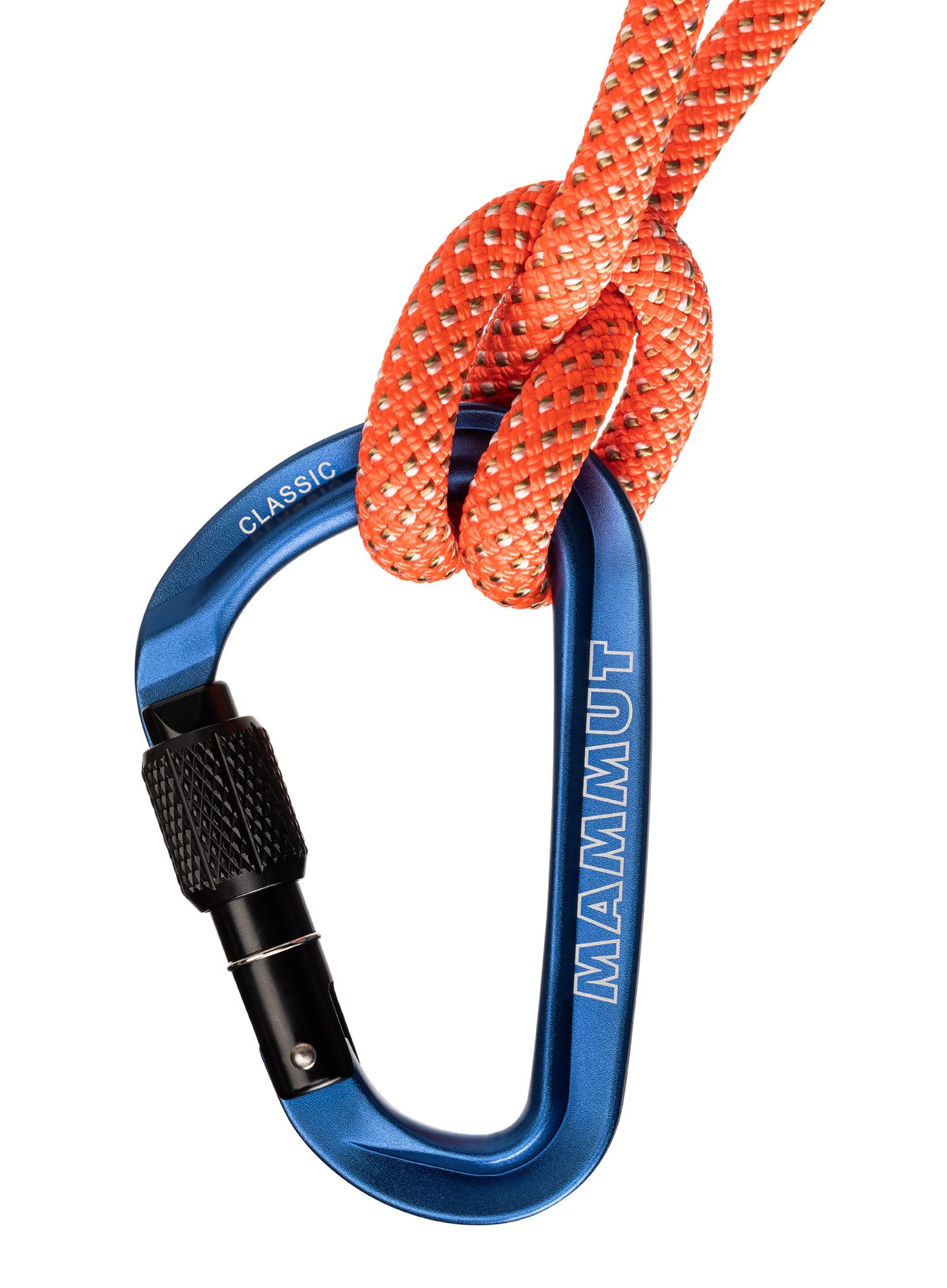 Schraubkarabiner Mammut Classic HMS Screwgate Carabiner  - blue