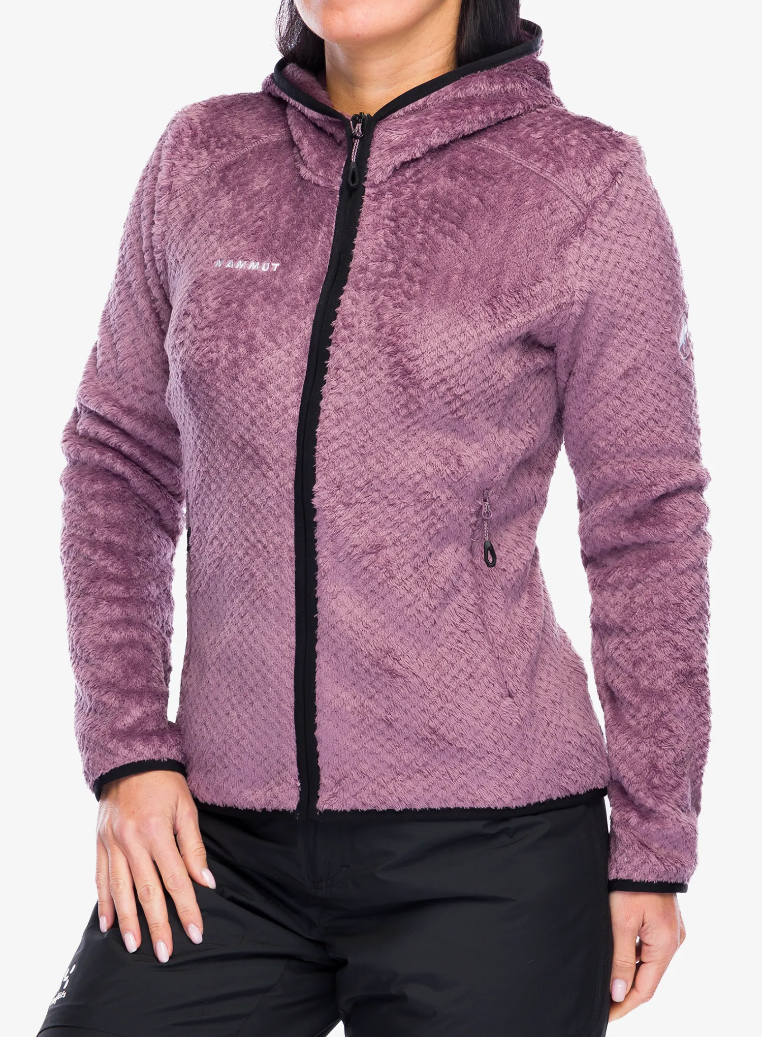 Fleecepullover Damen Mammut Innominata ML Hooded Jacket - flux