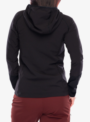 Kapuzenpullover Damen Mammut Madris Light ML Half Zip Hoody - black