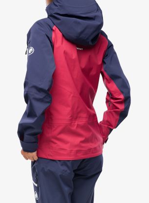 Regenjacke Damen Mammut Taiss Pro HS Hooded Jacket - blood red/marine