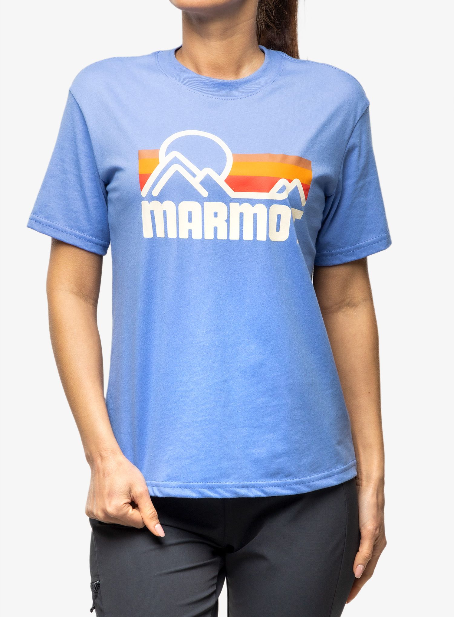 T-Shirt Baumwolle Damen Marmot Coastal Tee SS - gateway blue