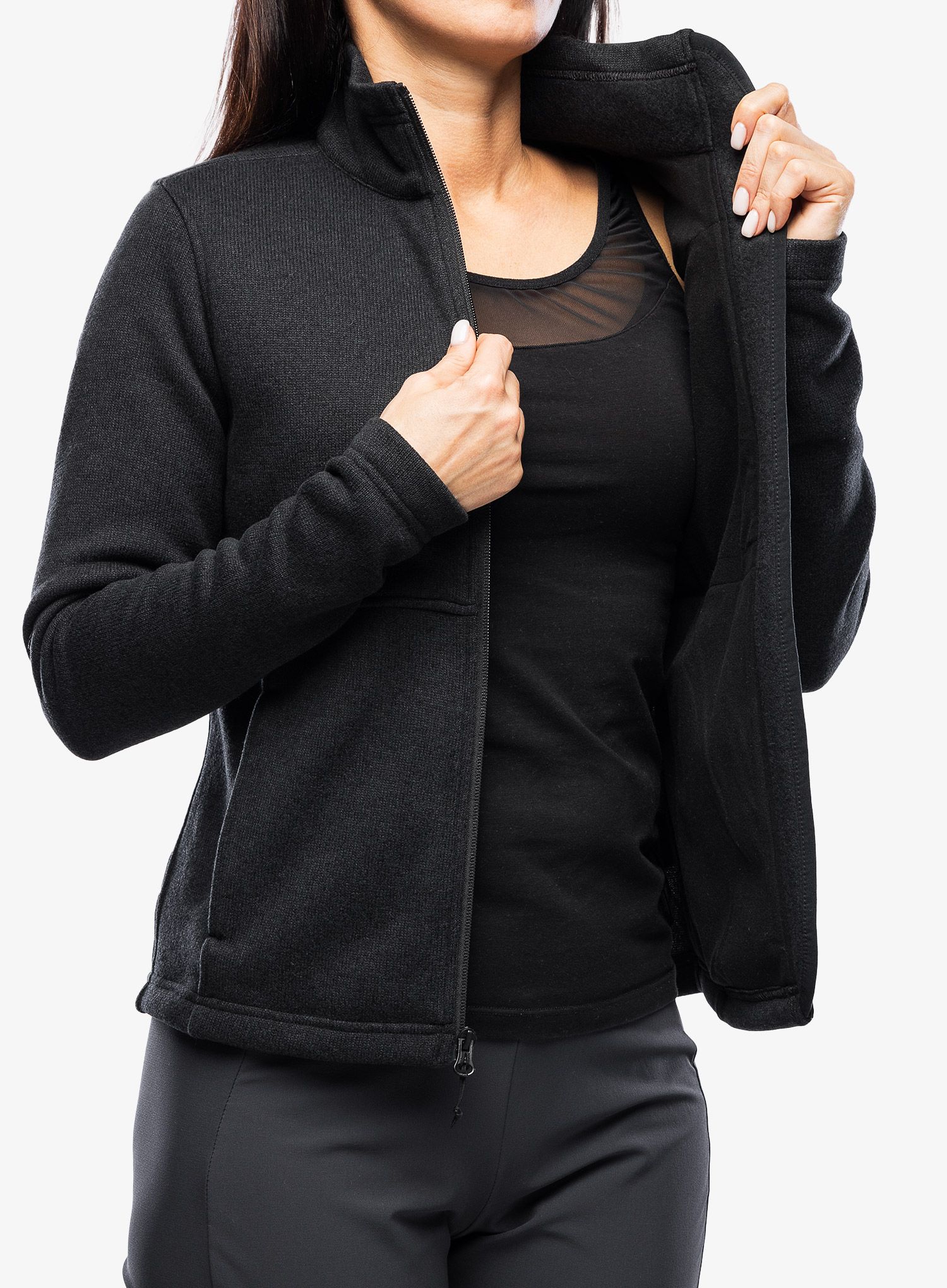 Pullover Damen Marmot Drop Line Jacket - black
