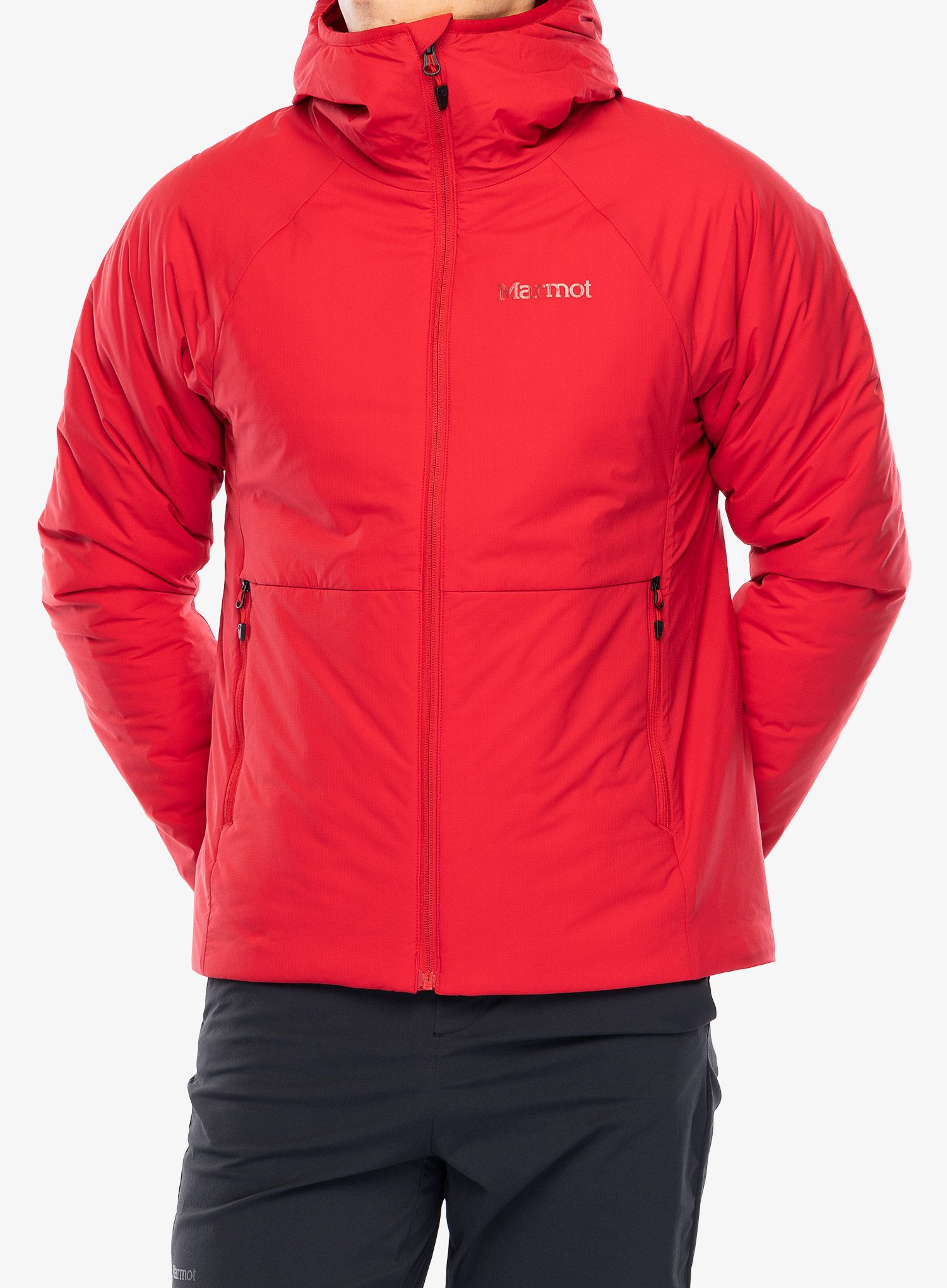 Thermojacke Marmot Novus Hoody - team red