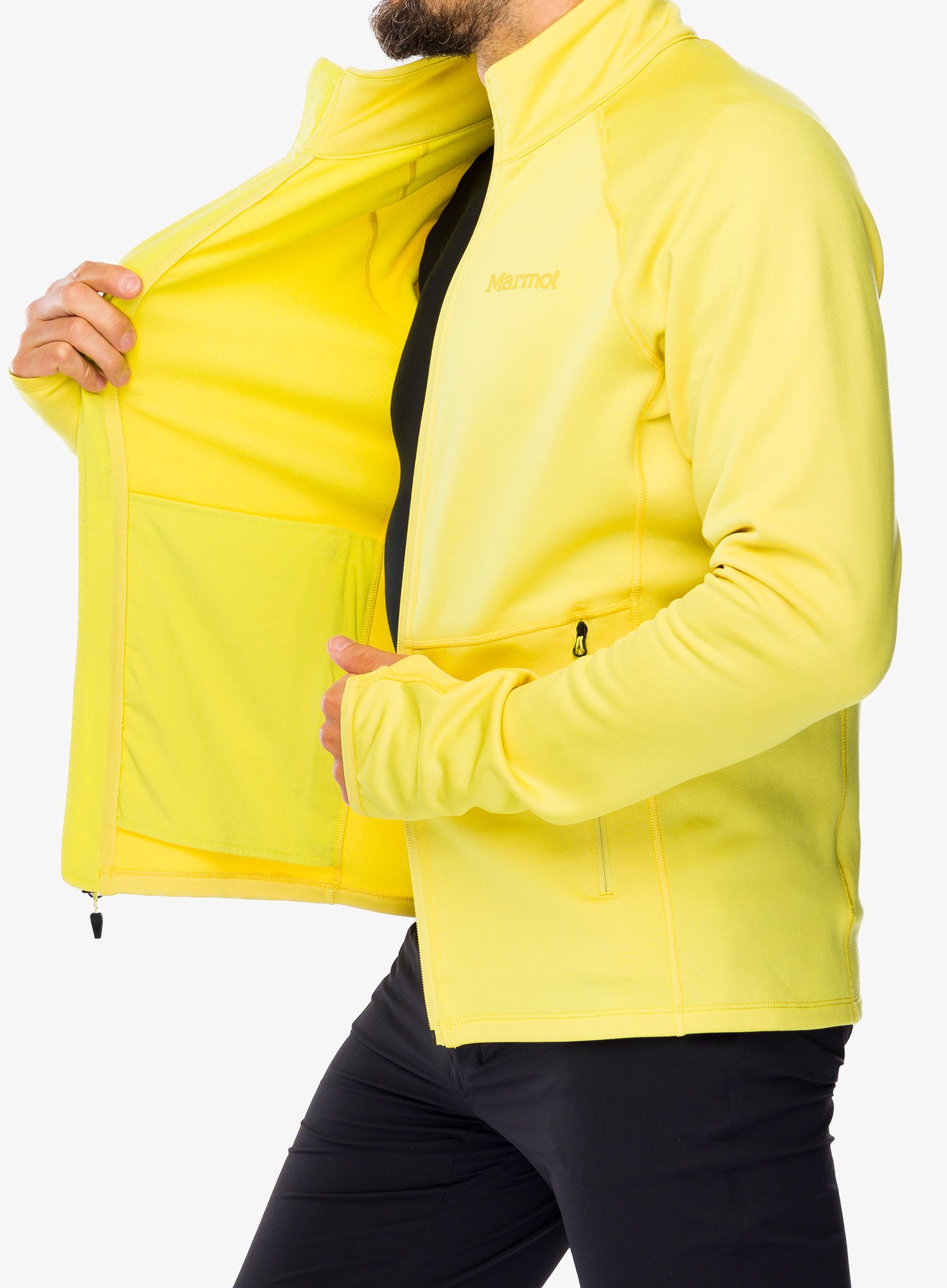 Pullover Marmot Olden Polartec Jacket - limelight
