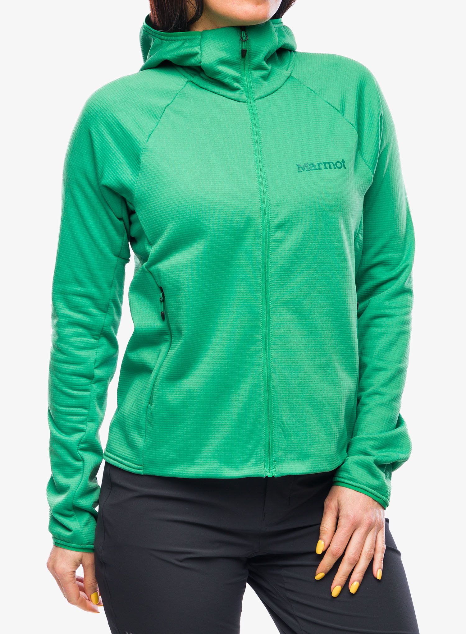 Fleecepullover Damen Marmot Leconte Fleece Hoody - clover