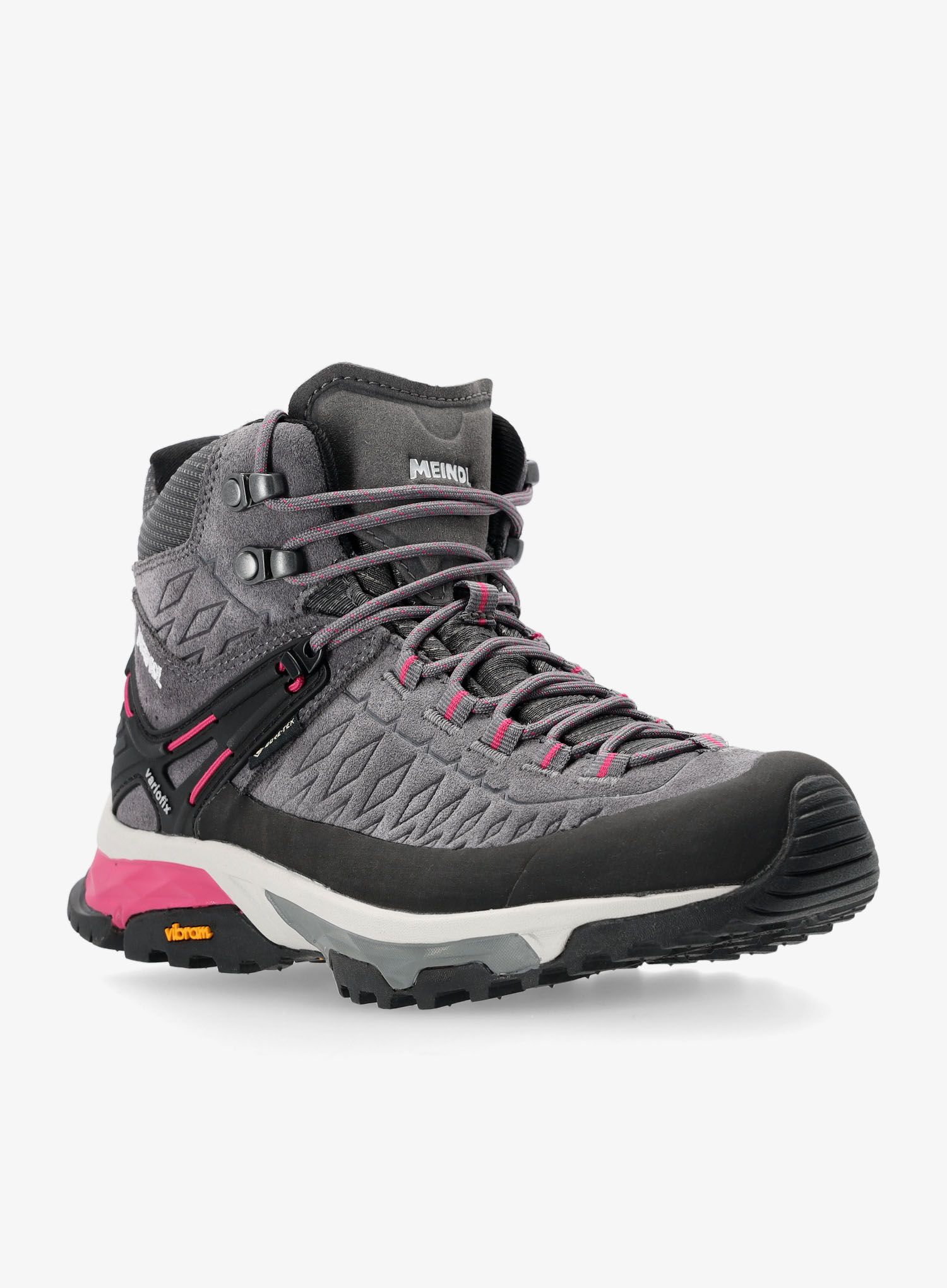 Wanderschuhe Damen Meindl Top Trail Mid Gtx - grey/magenta