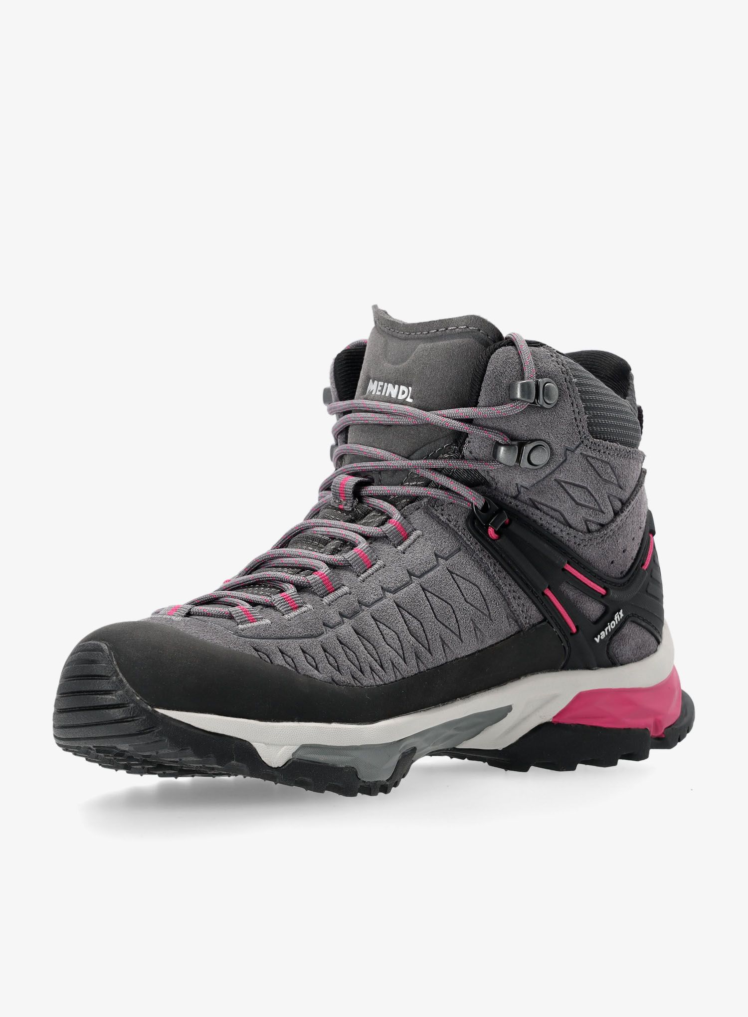 Wanderschuhe Damen Meindl Top Trail Mid Gtx - grey/magenta