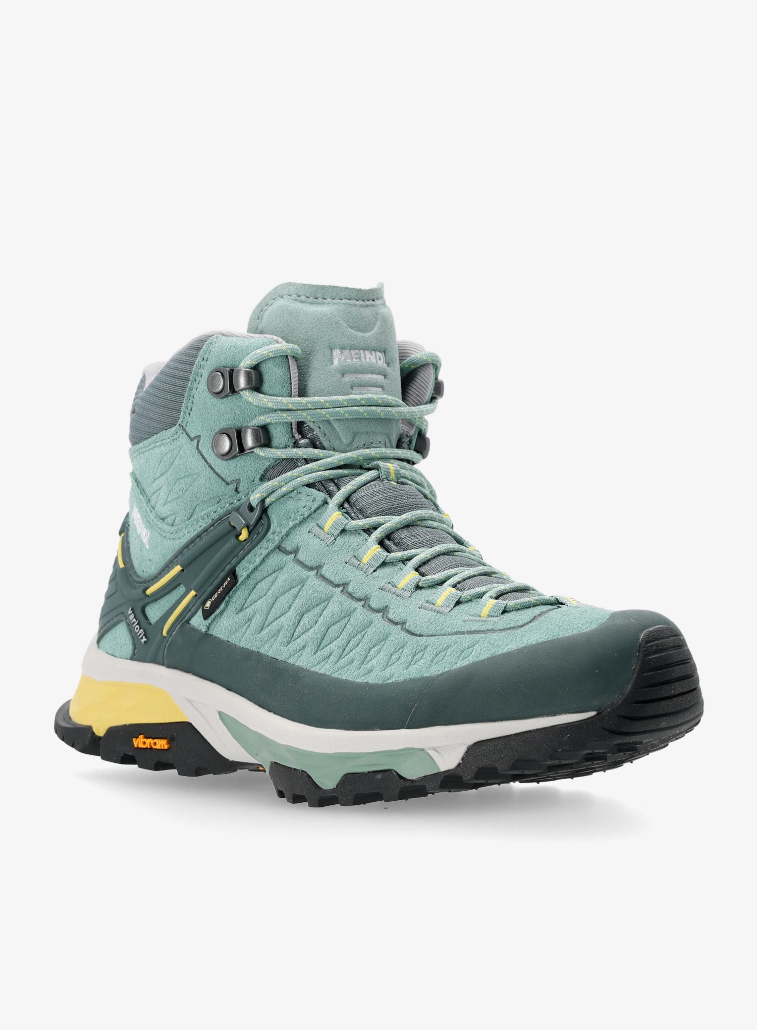 Wanderschuhe Damen Meindl Top Trail Mid Gtx - mint green/yellow