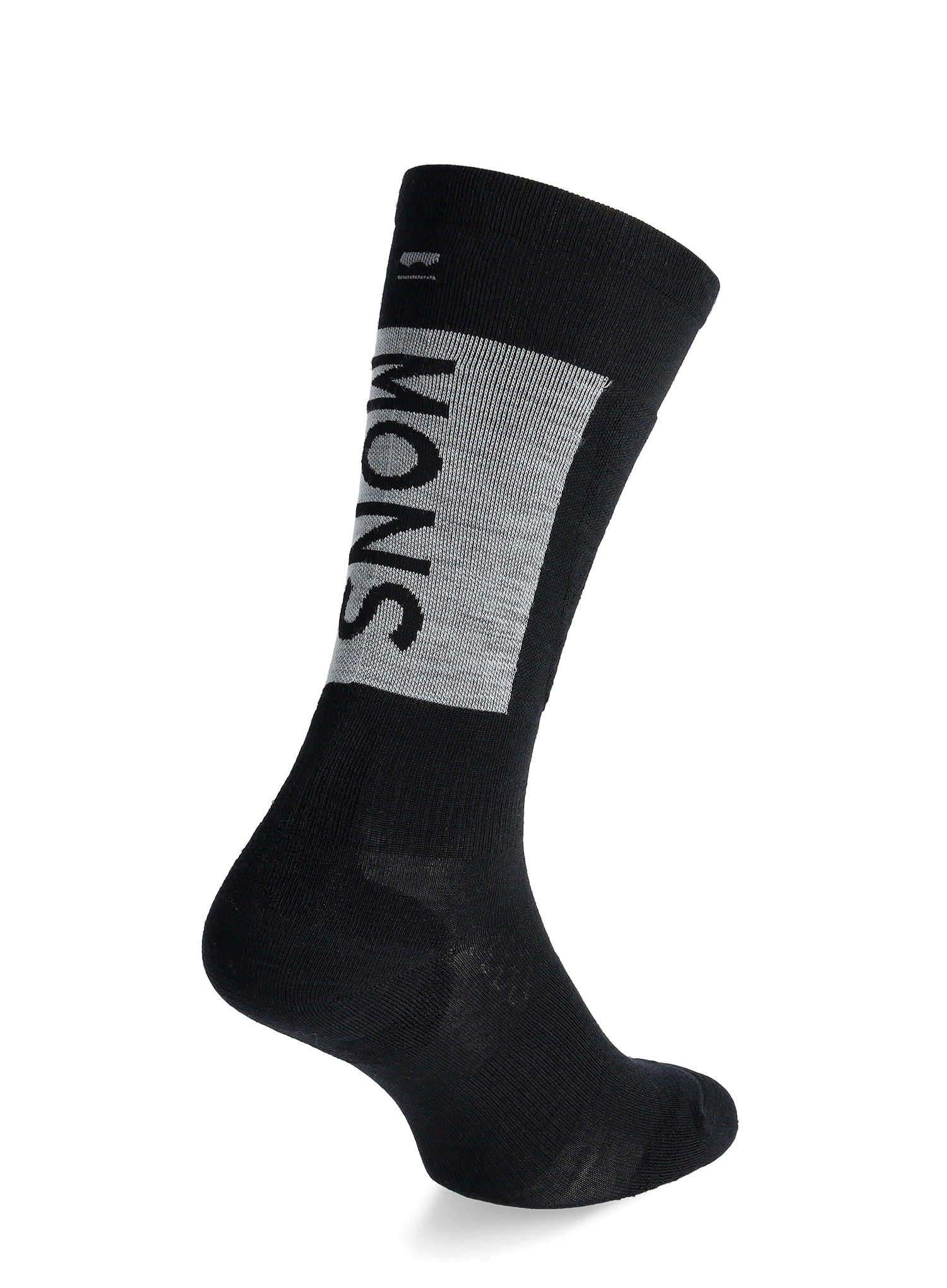 Merinosocken Mons Royale Atlas Snow Sock - black