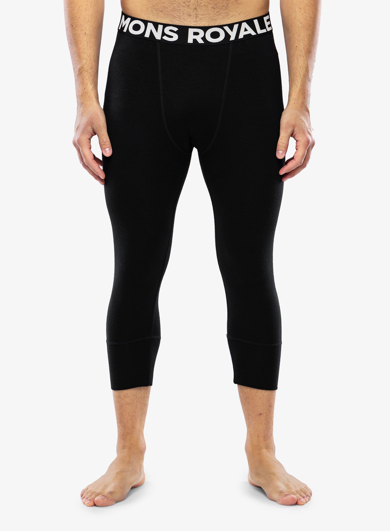 Thermounterhose Mons Royale Cascade 3/4  - black