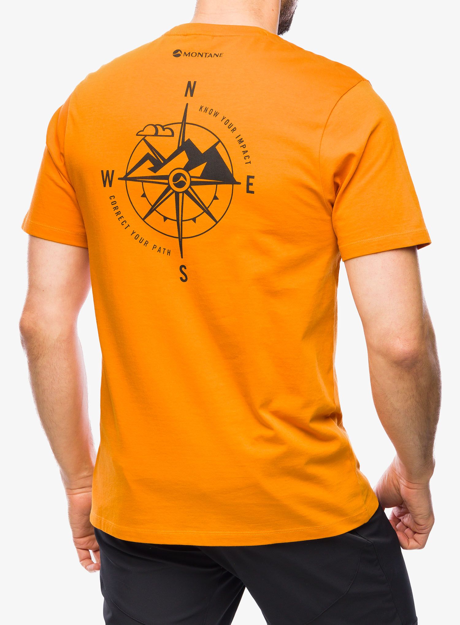 Baumwolle T-Shirt Montane Impact Compass Tee - flame orange