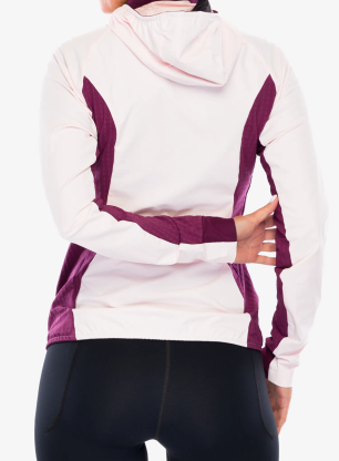 Laufshirt langarm Damen Montura Peak Jacket - light rose/wine red