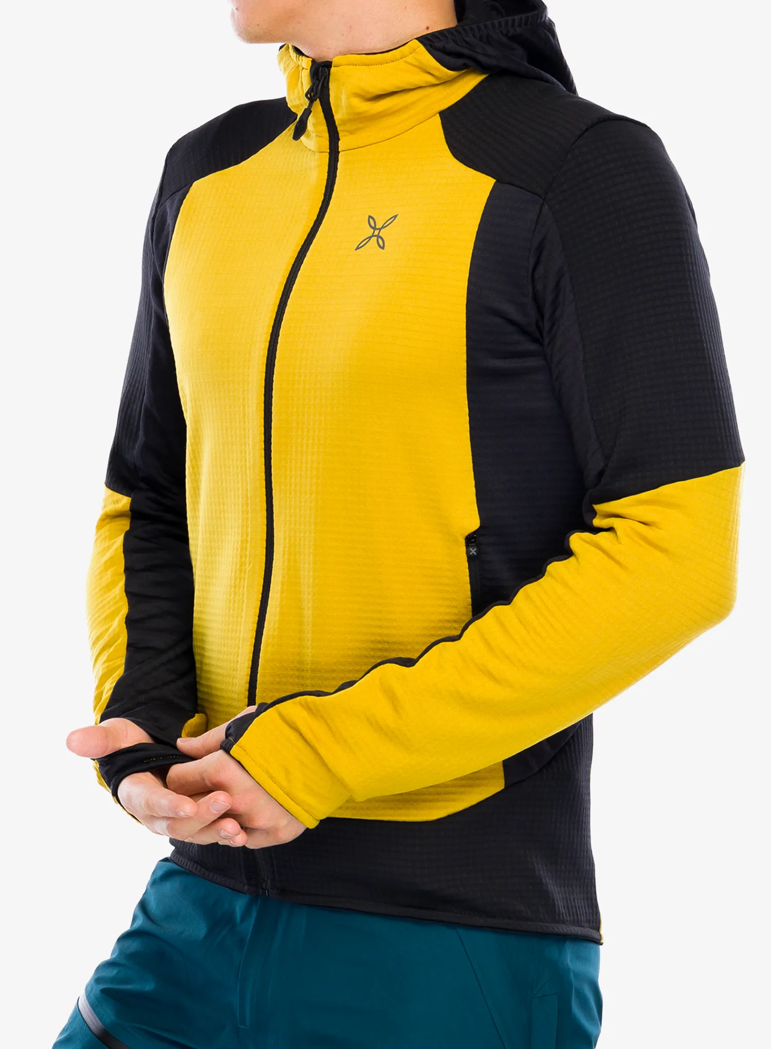 Pullover mit Reißverschluss Montura Stretch Color 2 Maglia - mustard