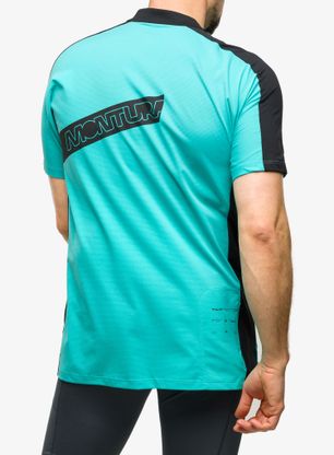 Fahrradtrikot Montura Way Zip T-Shirt - light blue/black