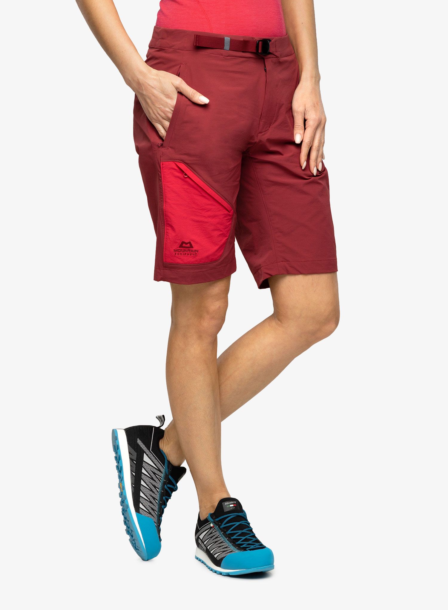 Outdoorshorts Damen Mountain Equipment Comici Short - tibetan red/capsicum