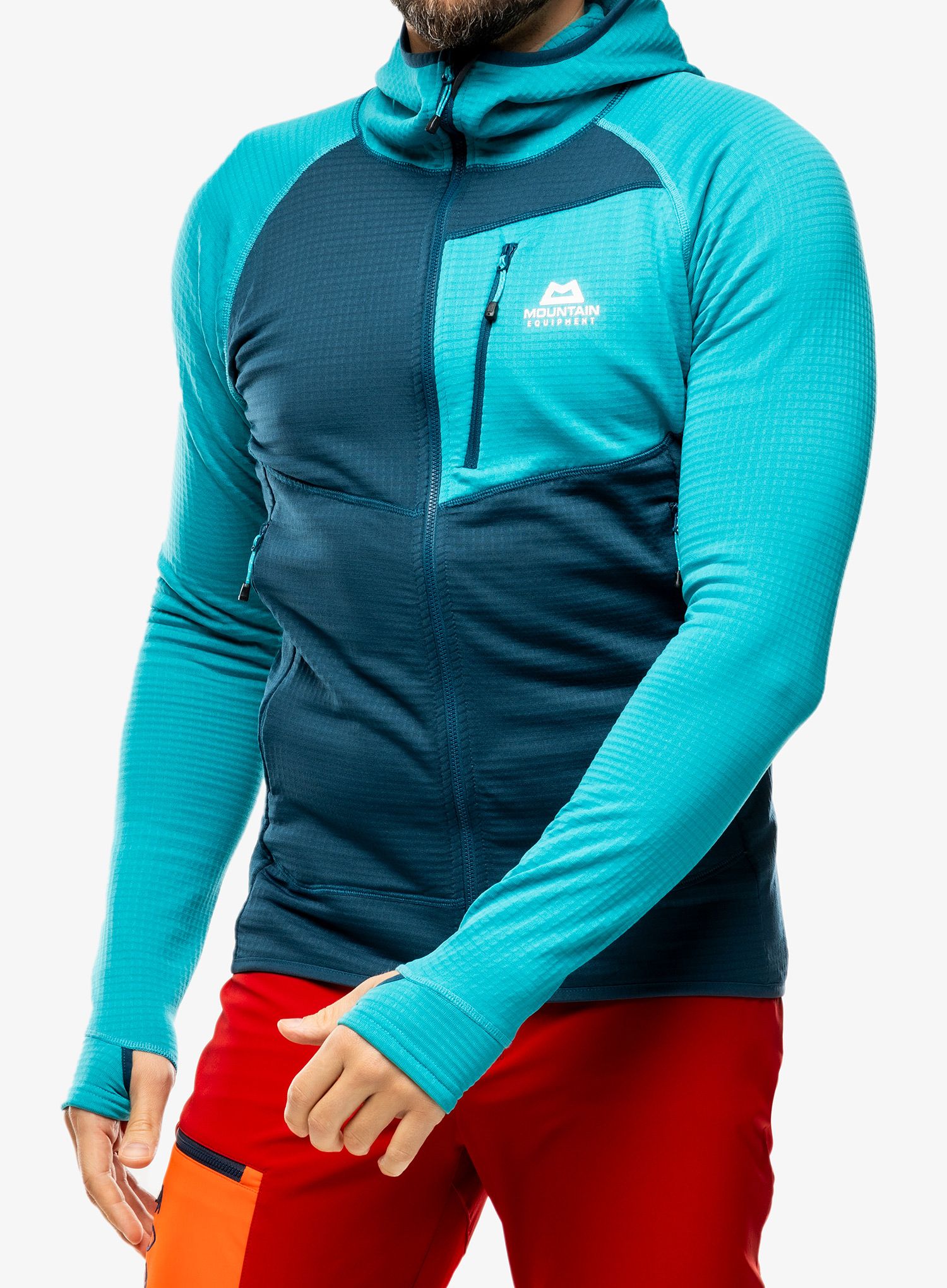 Pullover mit Reißverschluss Mountain Equipment Eclipse Hooded Jacket - majolica/topaz