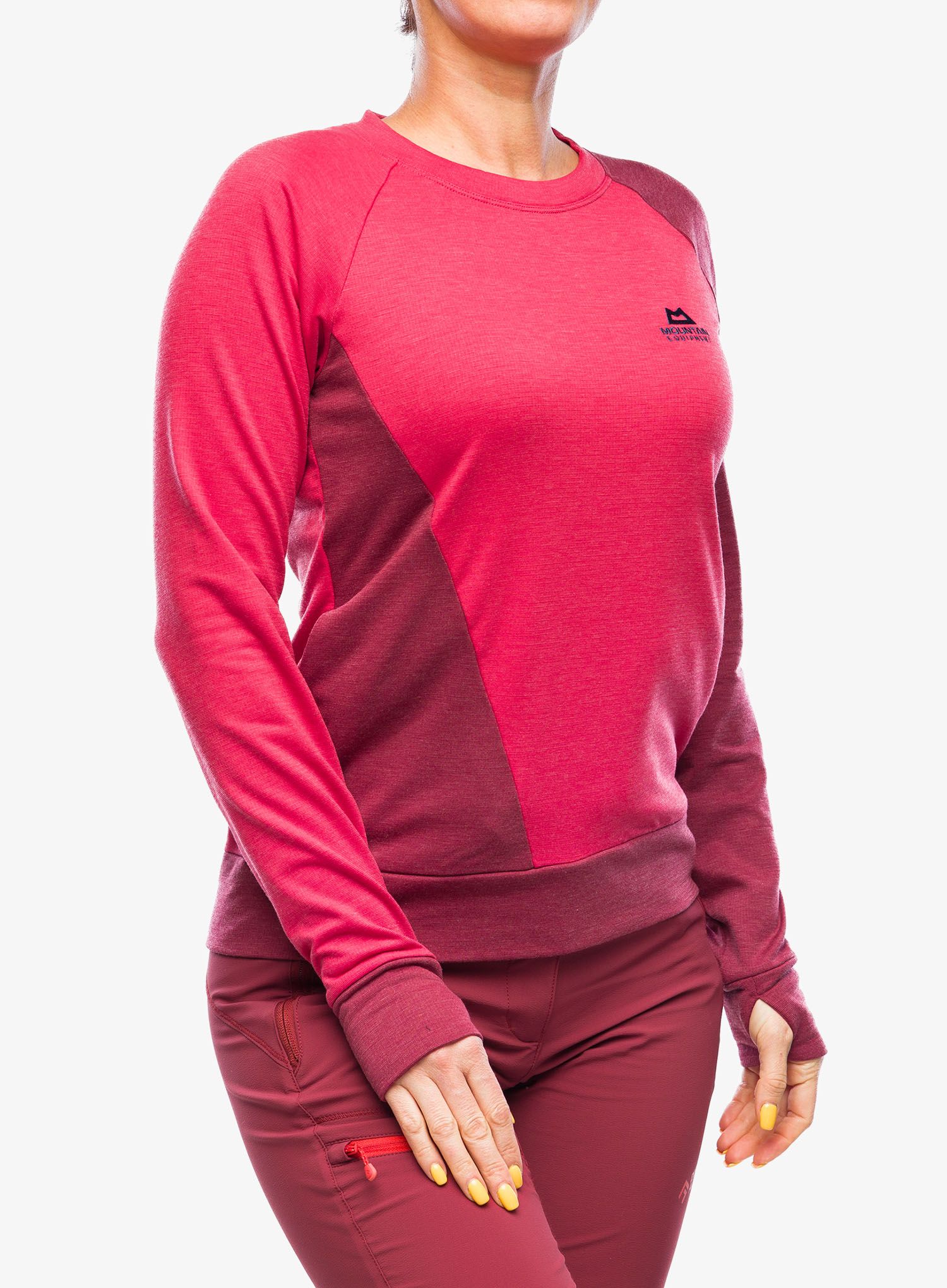 Kletter-Pullover Damen Mountain Equipment Endika Top - capsicum/tibetan red