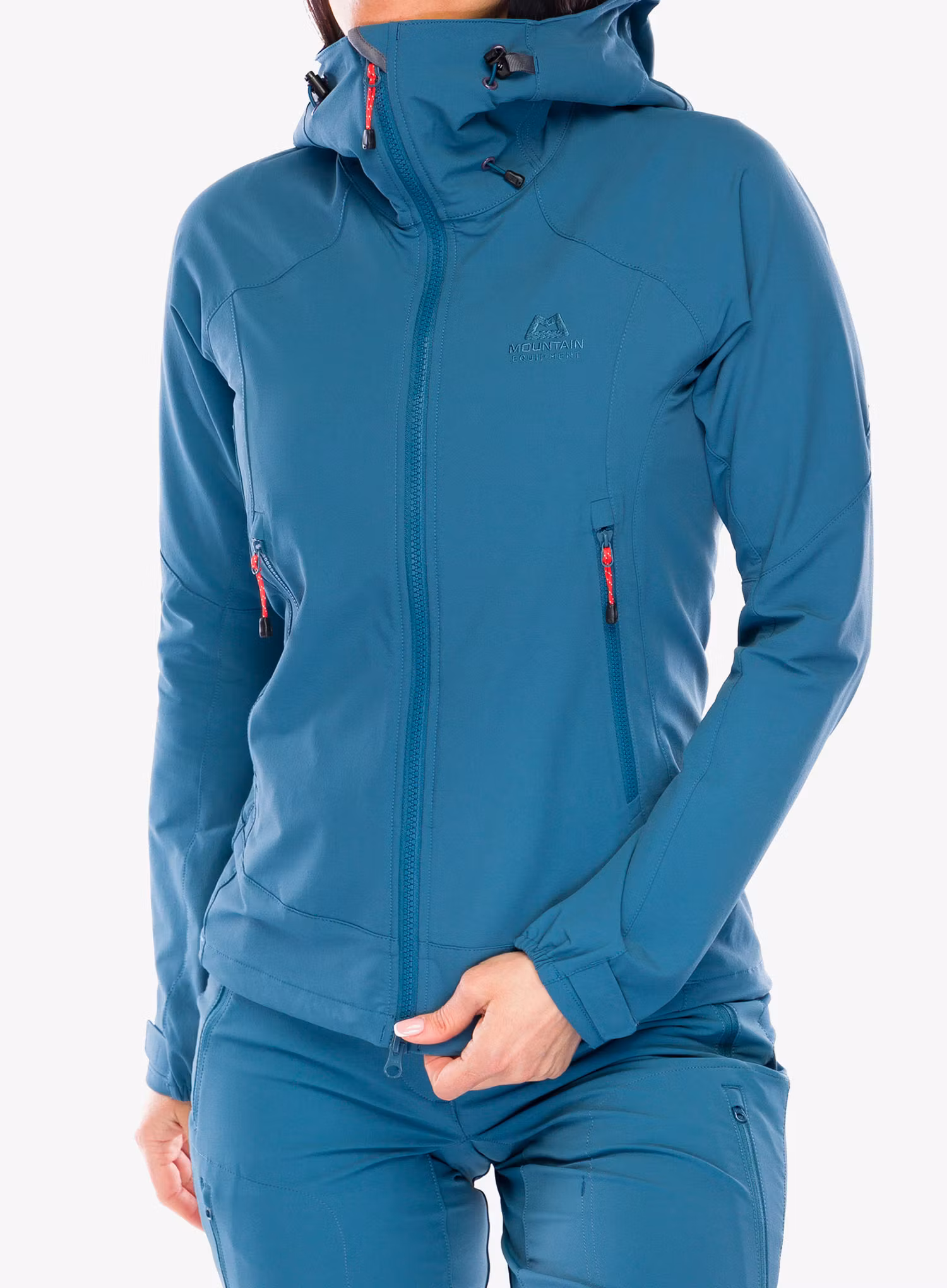 Damen Softshelljacke Mountain Equipment Frontier Hooded Jacket - indian teal