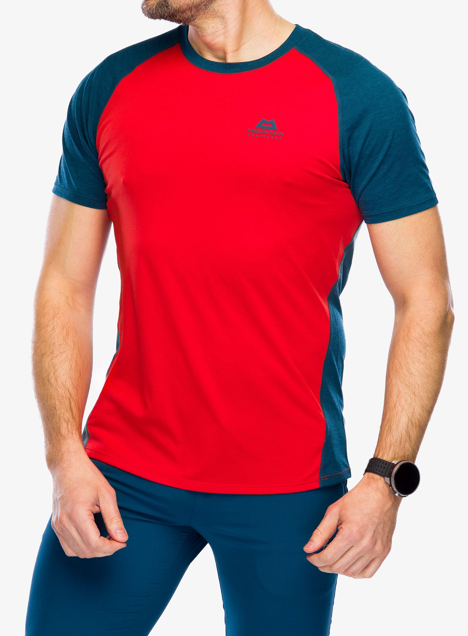 Funktionsshirt Mountain Equipment Nava Crew - cardinal orange/majolica