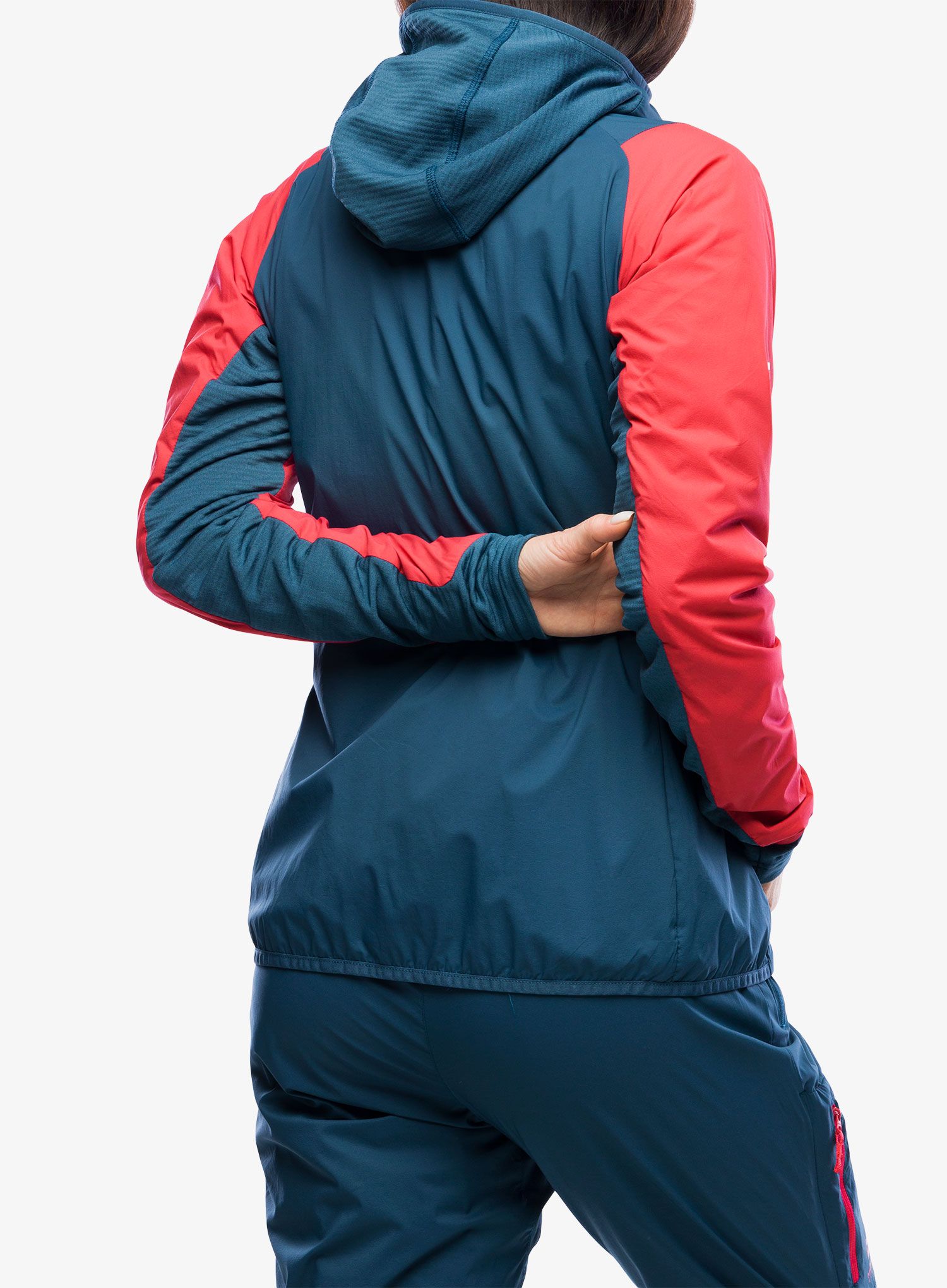 Regenjacke Damen Mountain Equipment Switch Pro Hooded Jacket - majolica/capsicum