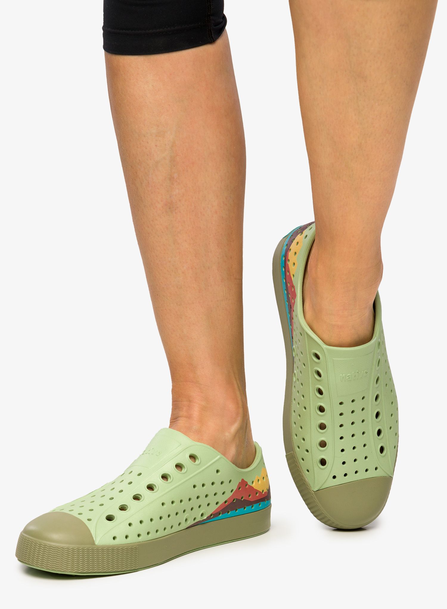 Schuhe Native Jefferson Block - tea green