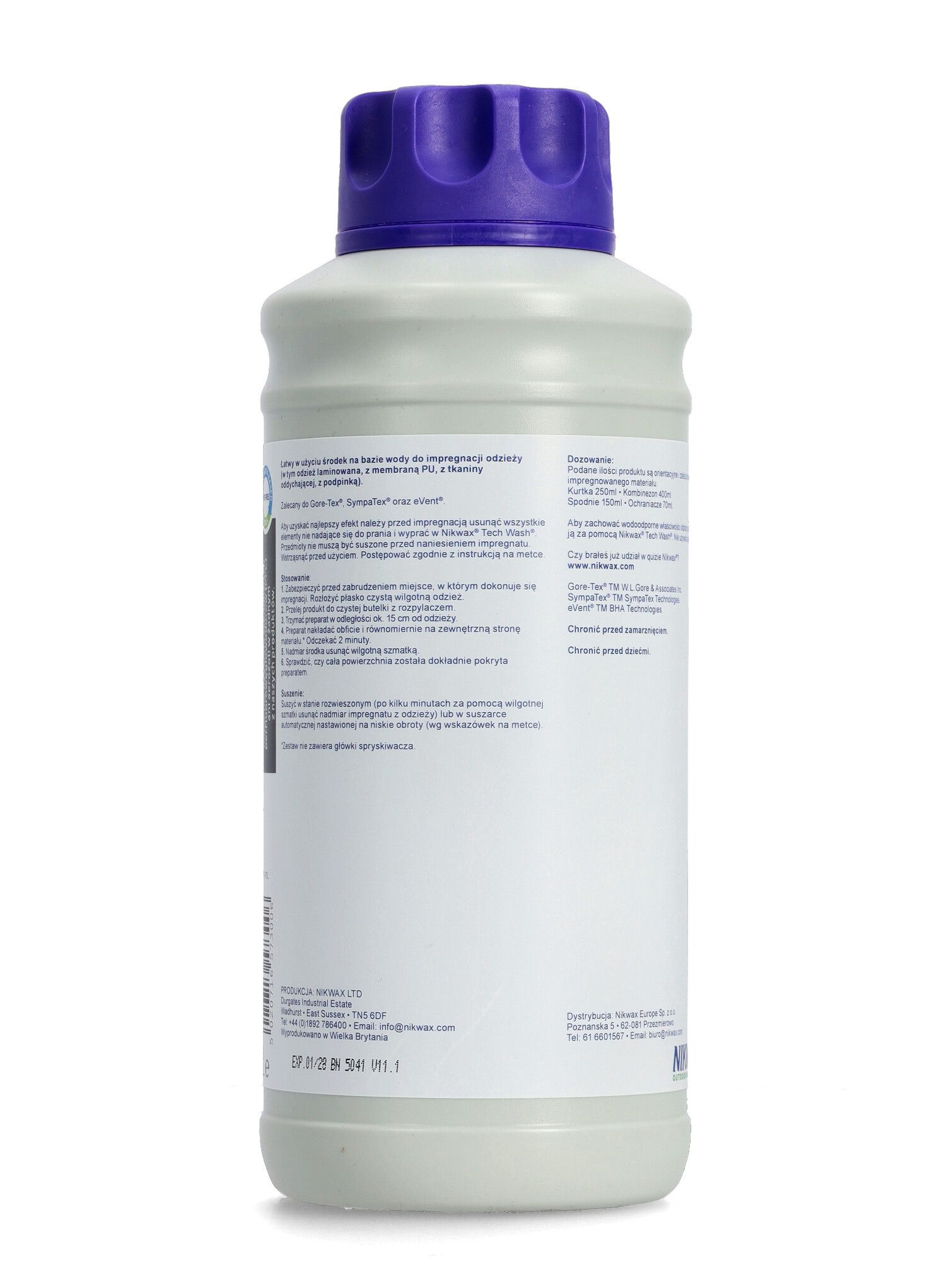 Imprägniermittel für Kleidung Nikwax TX Direct Spray On 1L