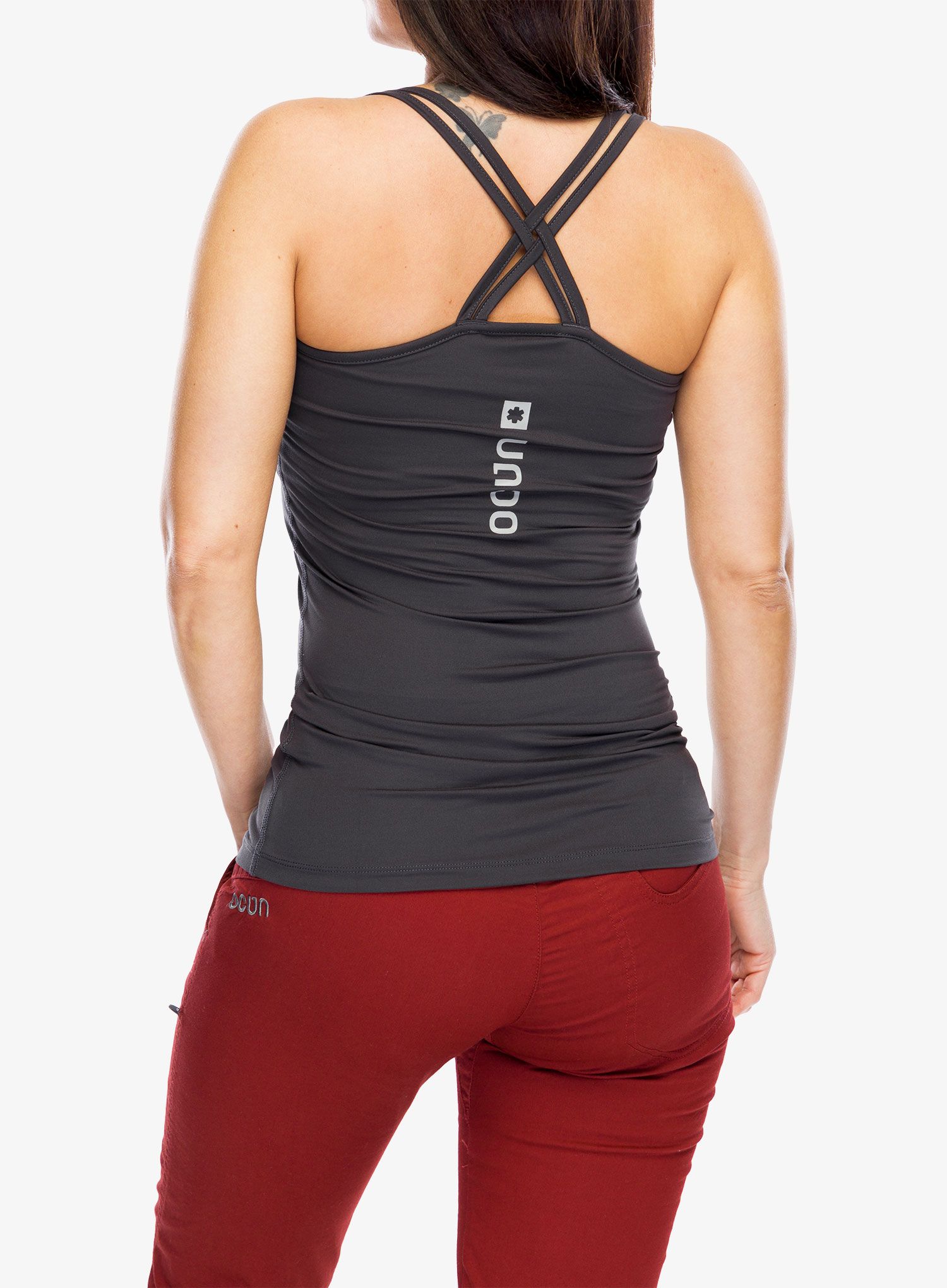 Klettertop Damen Ocun Corona Top - anthracite obsidian