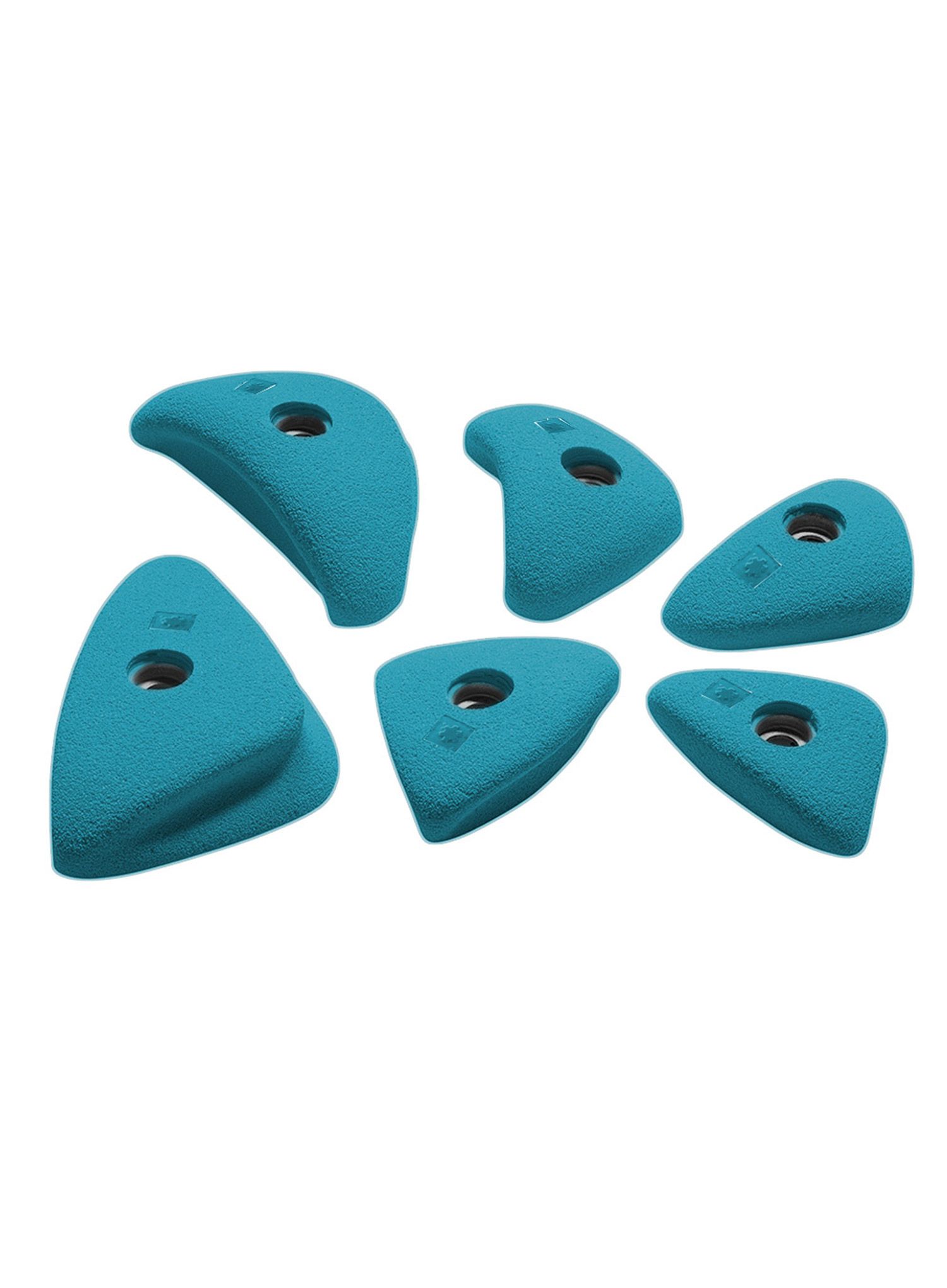 Klettergriffe Ocun Holds Set 4 Edges - blue