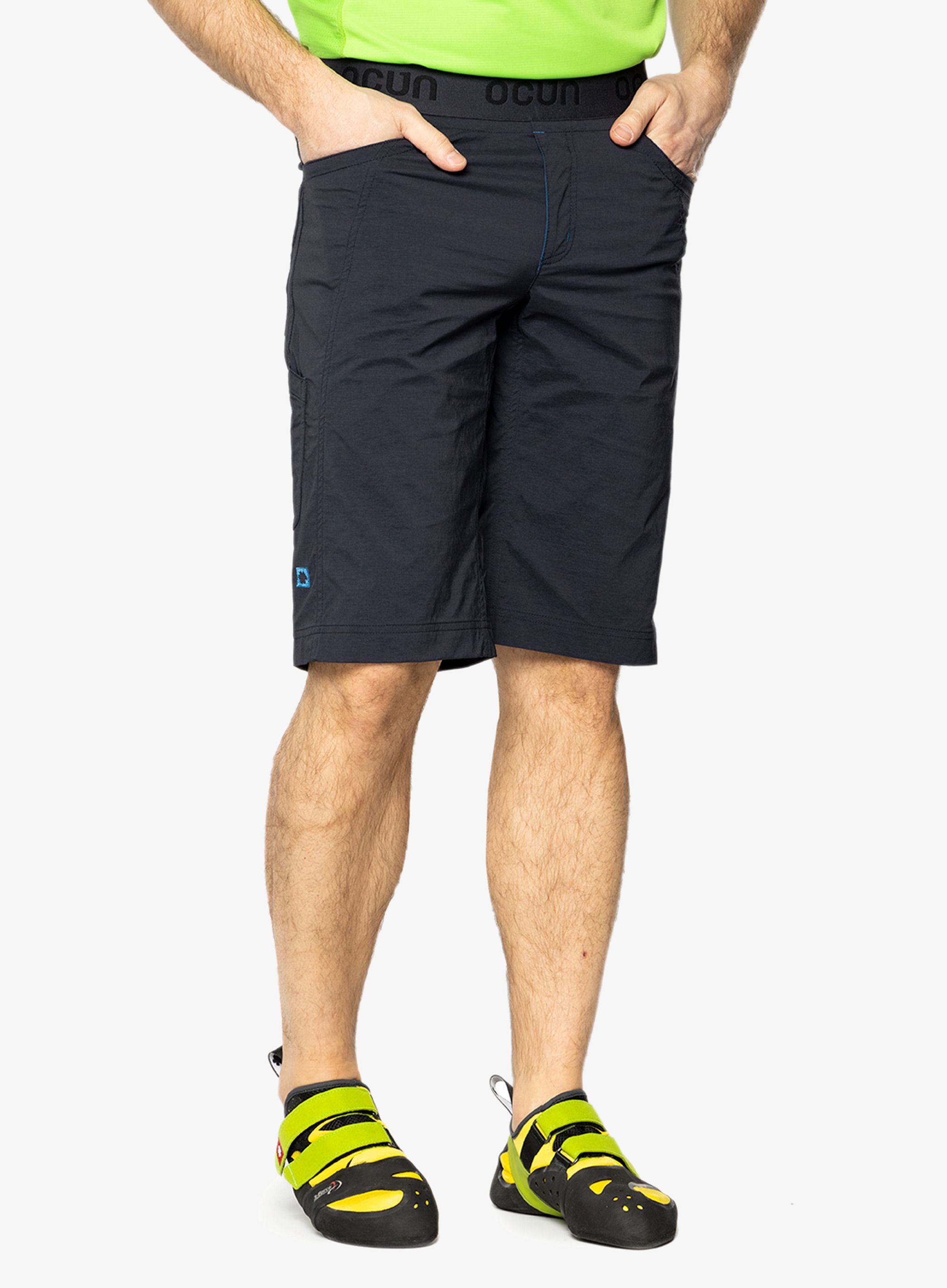Klettershorts Ocun Mania Eco Shorts - anthracite dark navy