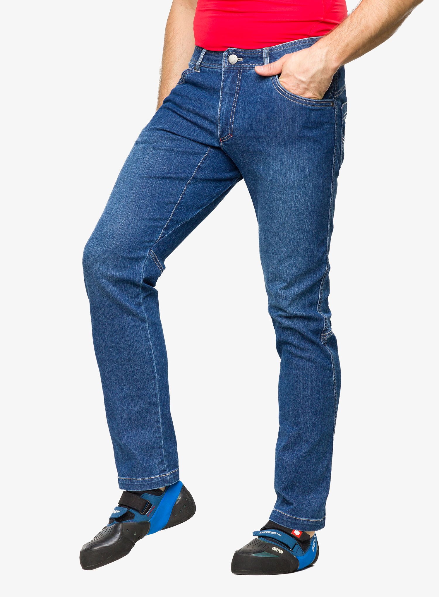 Kletterhose Ocun Typhoon Jeans - dark blue