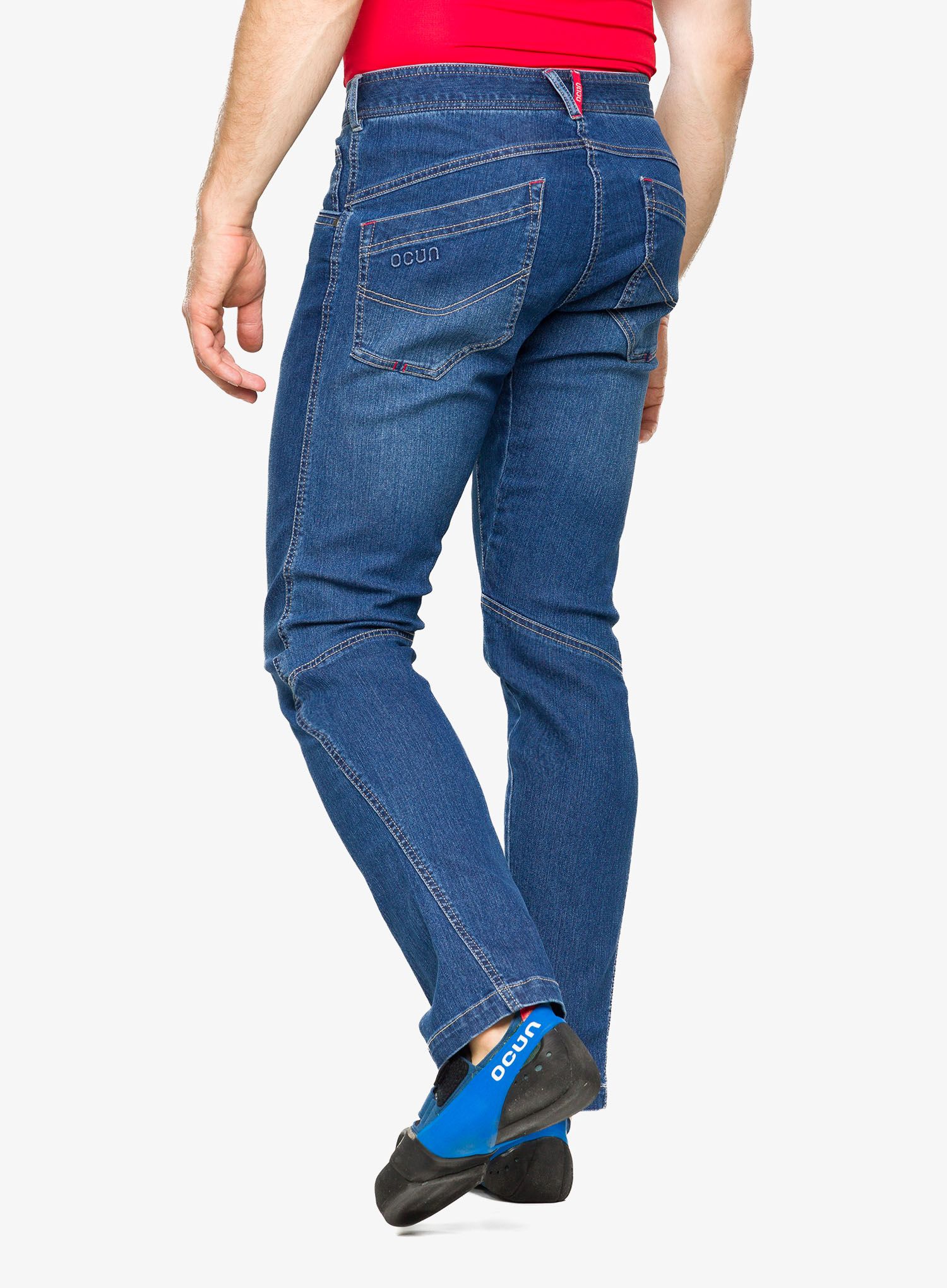 Kletterhose Ocun Typhoon Jeans - dark blue