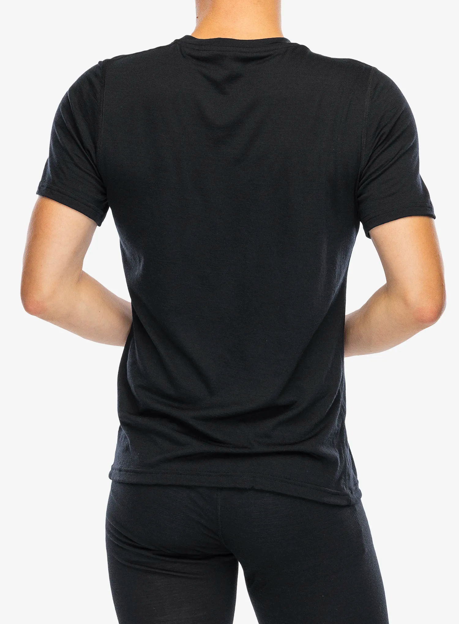 Funktionsshirt Odlo Merino 160 BL Top Crew Neck SS - black